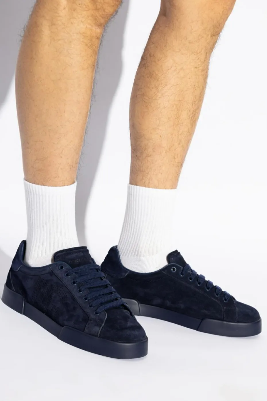 Dolce & Gabbana GRANATOWY Buty sportowe `Portofino`