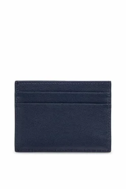 Dolce & Gabbana GRANATOWY Skórzane etui na karty