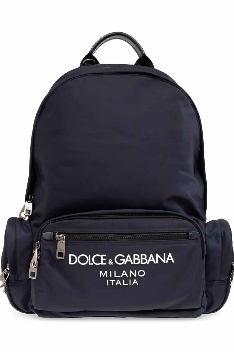 Dolce & Gabbana GRANATOWY Plecak z logo