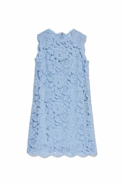 Dolce & Gabbana jasnoniebieski Koronkowa sukienka