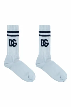 Dolce & Gabbana jasnoniebieski Skarpety z logo