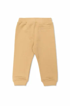 Dolce & Gabbana Kids beżowy Spodnie dresowe z logo