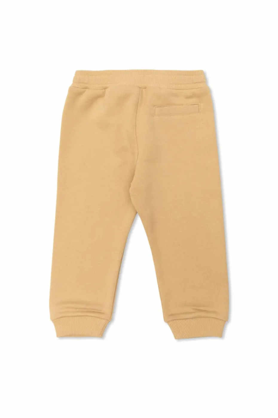 Dolce & Gabbana Kids beżowy Spodnie dresowe z logo