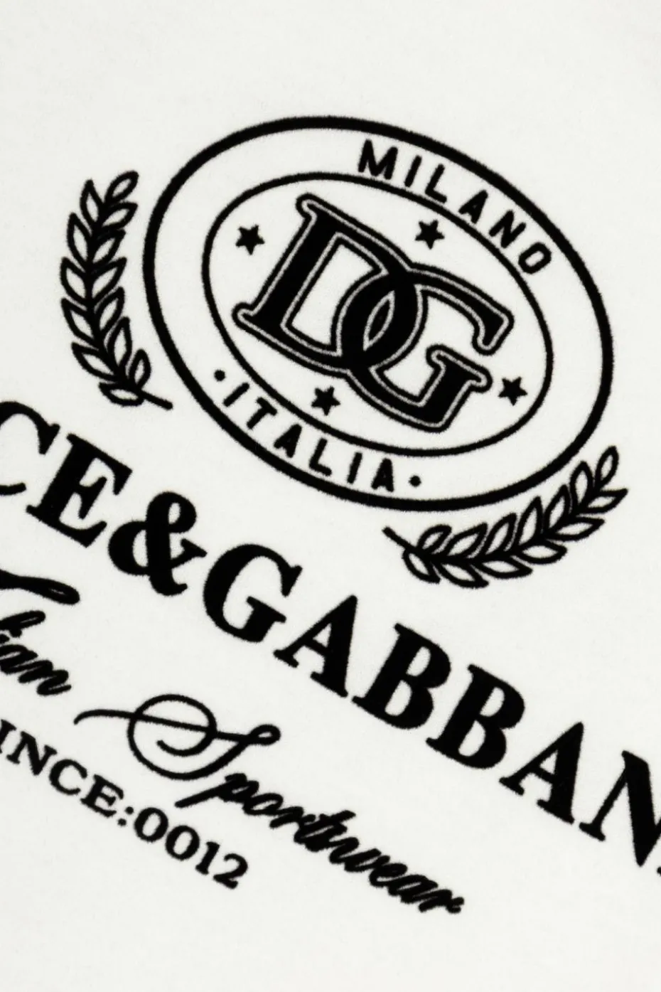 Dolce & Gabbana Kids BIAŁY T-shirt z logo