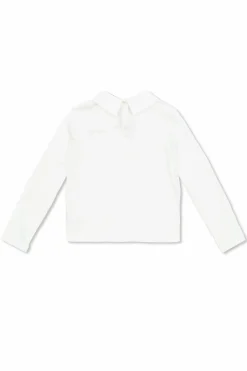 Dolce & Gabbana Kids BIAŁY Top z kokardą