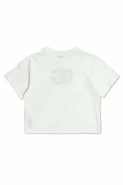 Dolce & Gabbana Kids BIAŁY T-shirt z logo
