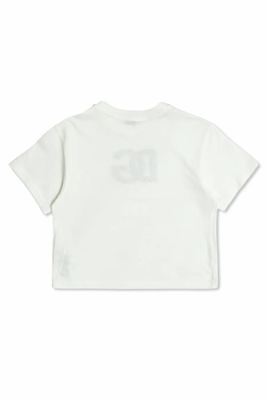 Dolce & Gabbana Kids BIAŁY T-shirt z logo