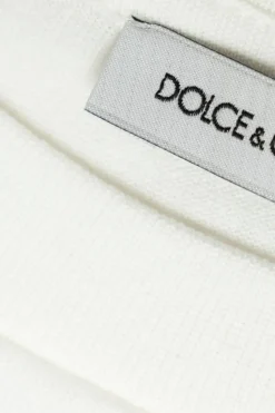Dolce & Gabbana Kids BIAŁY T-shirt z logo