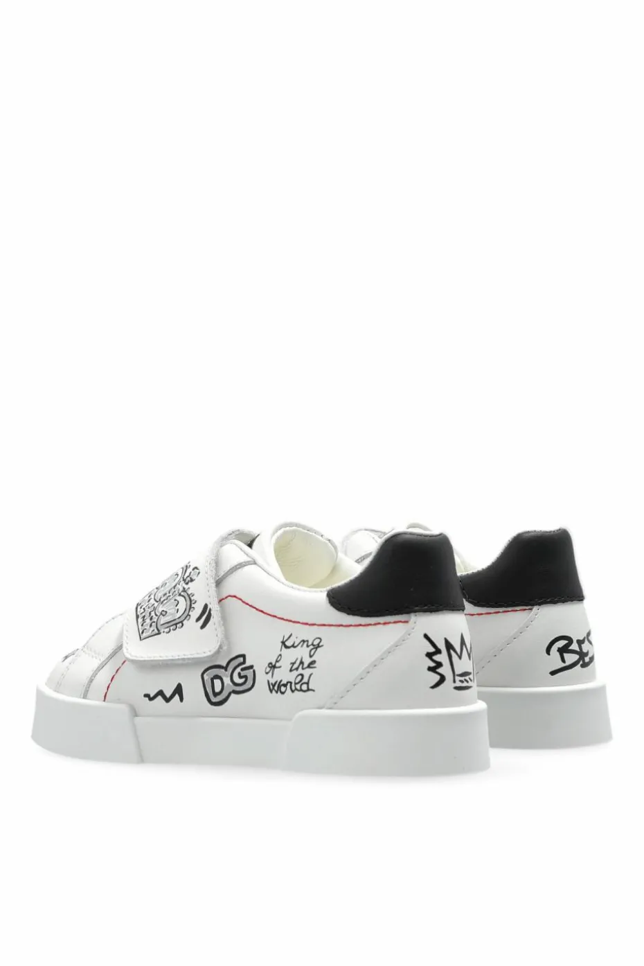 Dolce & Gabbana Kids BIAŁY Buty sportowe z aplikacją