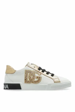 Dolce & Gabbana Kids BIAŁY Buty z logo
