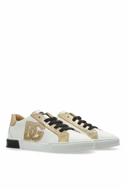 Dolce & Gabbana Kids BIAŁY Buty z logo