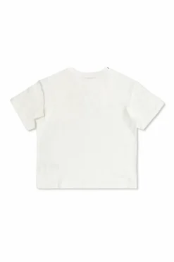 Dolce & Gabbana Kids BIAŁY T-shrt z logo