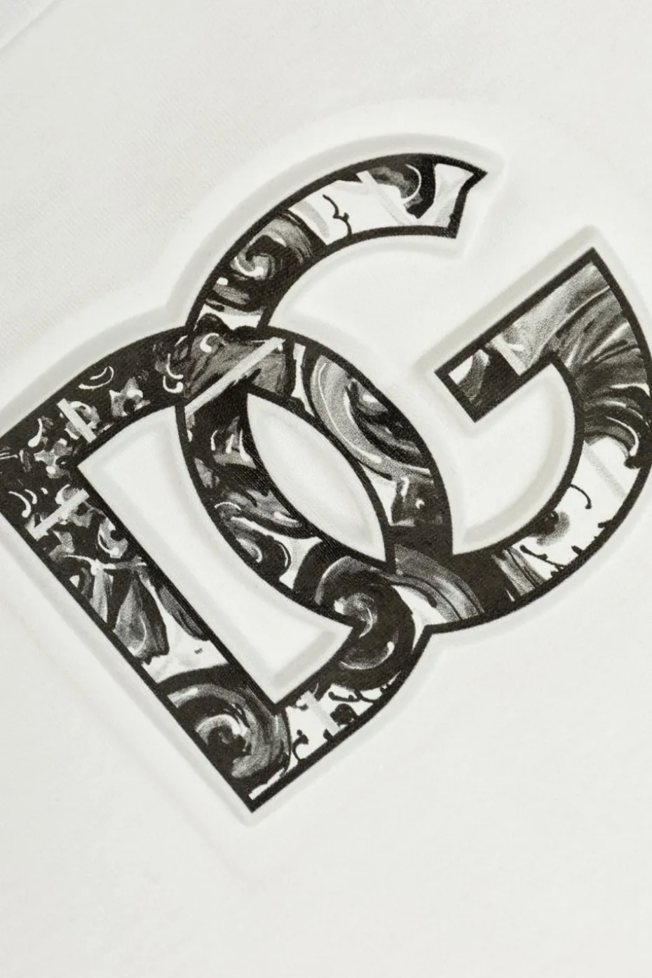 Dolce & Gabbana Kids BIAŁY T-shrt z logo