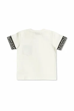 Dolce & Gabbana Kids BIAŁY T-shirt z logo