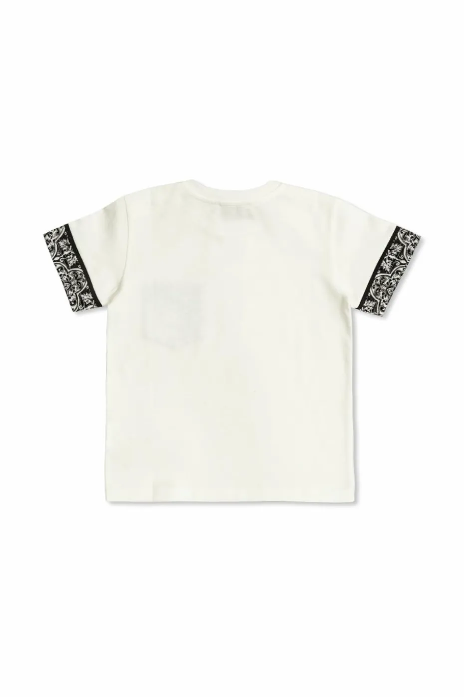 Dolce & Gabbana Kids BIAŁY T-shirt z logo