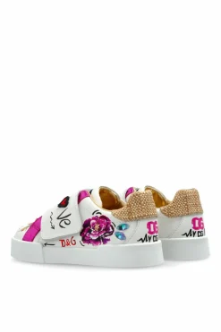 Dolce & Gabbana Kids BIAŁY Buty sportowe z logo