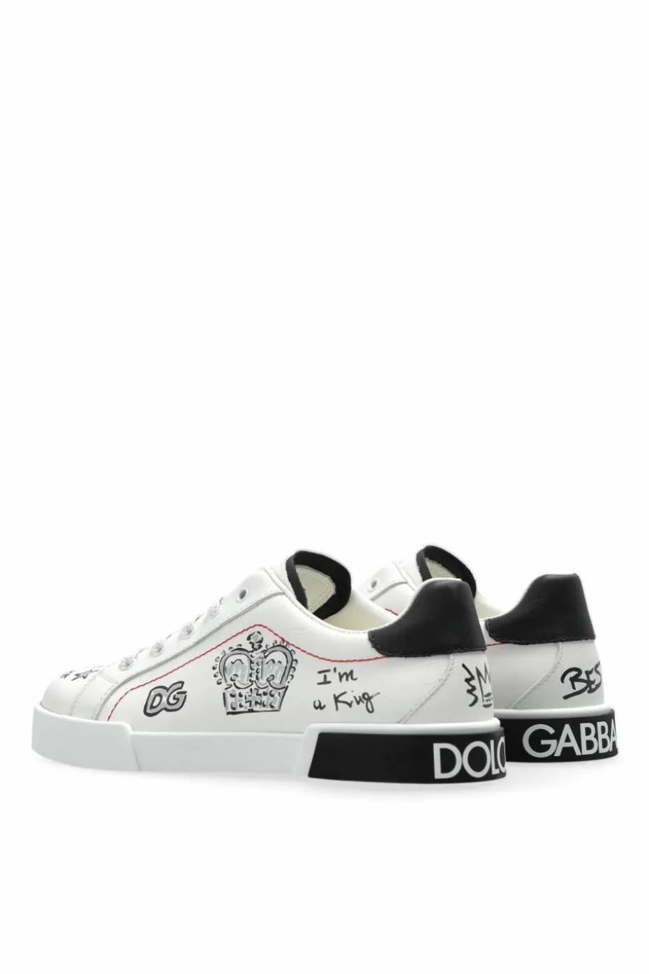 Dolce & Gabbana Kids BIAŁY Buty sportowe z aplikacją