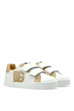Dolce & Gabbana Kids BIAŁY Buty z logo