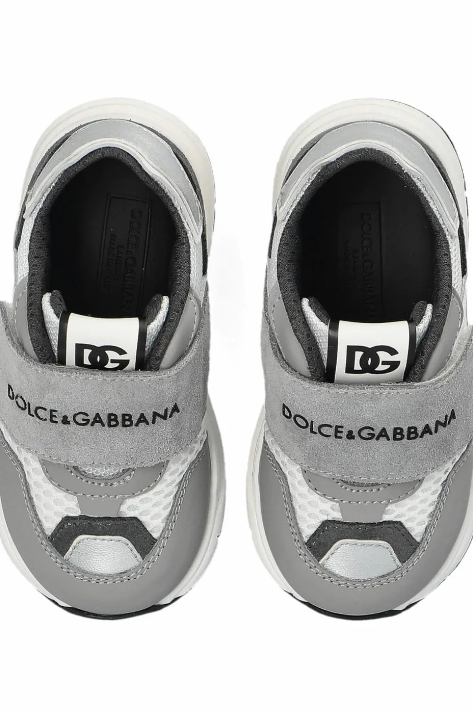 Dolce & Gabbana Kids BIAŁY Buty sportowe z logo