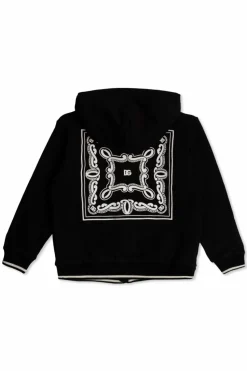 Dolce & Gabbana Kids CZARNY Bluza z kapturem