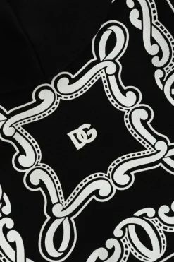 Dolce & Gabbana Kids CZARNY Bluza z kapturem