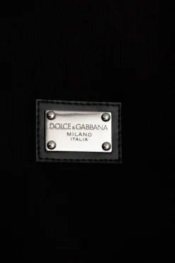 Dolce & Gabbana Kids CZARNY Bluza z kapturem