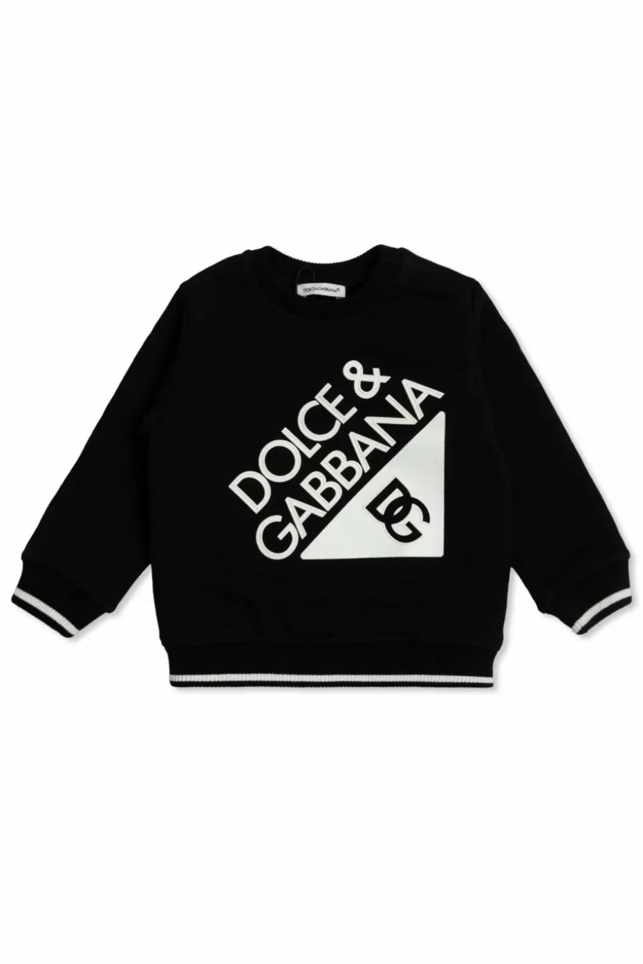 Dolce & Gabbana Kids CZARNY Bluza z logo
