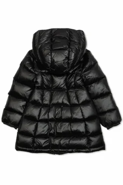 Dolce & Gabbana Kids CZARNY Kurtka puchowa z odpinanym kołnierzem