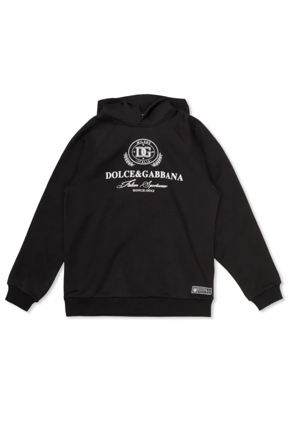 Dolce & Gabbana Kids CZARNY Bluza z logo