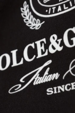 Dolce & Gabbana Kids CZARNY Bluza z logo