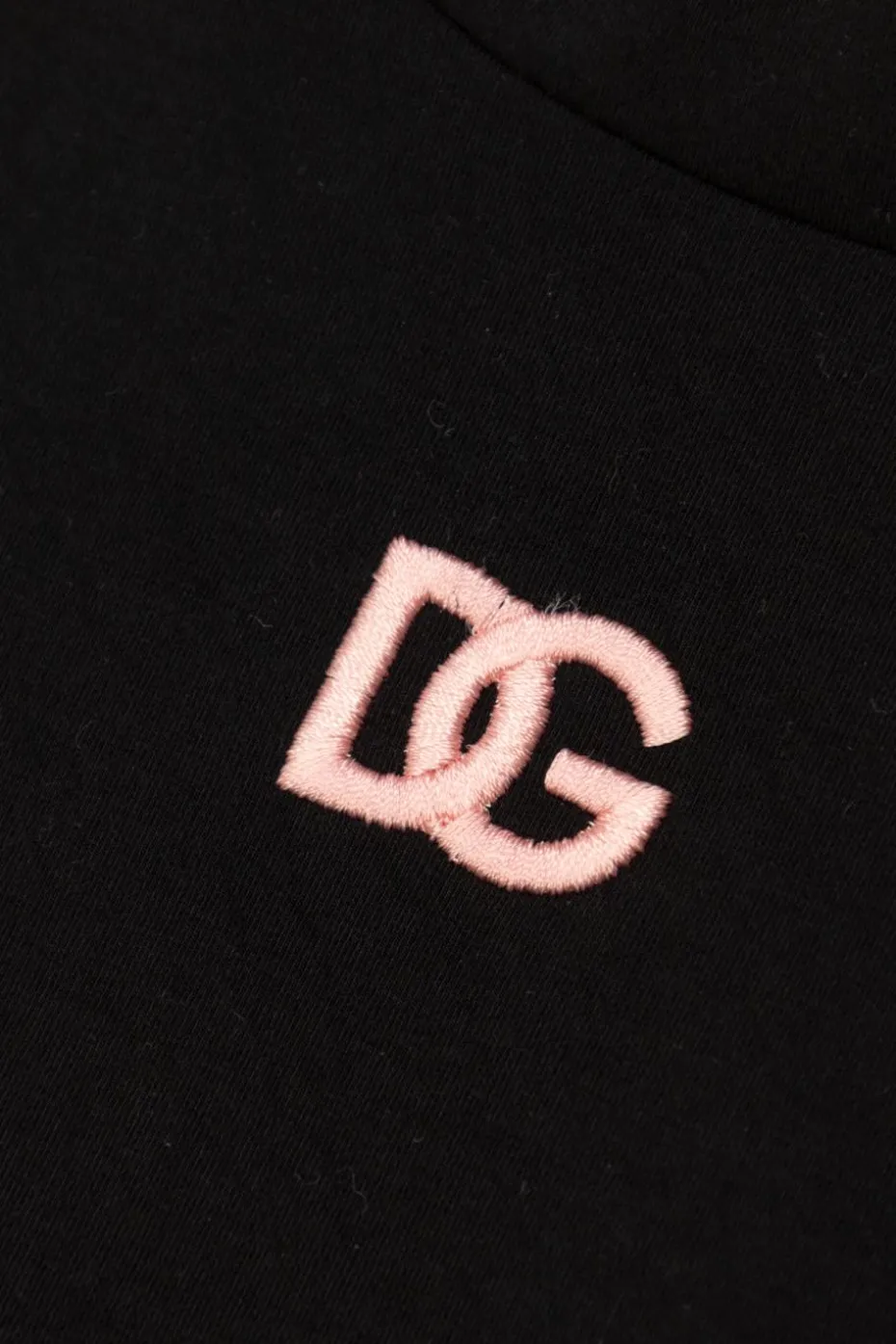 Dolce & Gabbana Kids CZARNY Bawełniany golf