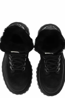 Dolce & Gabbana Kids CZARNY Buty za kostkę z logo