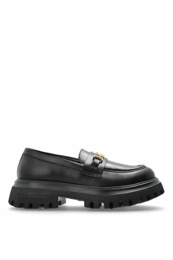 Dolce & Gabbana Kids CZARNY Skórzane buty typu `loafers`