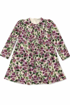 Dolce & Gabbana Kids FIOLETOWY Komplet ze wzorem w kwiaty