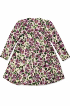 Dolce & Gabbana Kids FIOLETOWY Komplet ze wzorem w kwiaty
