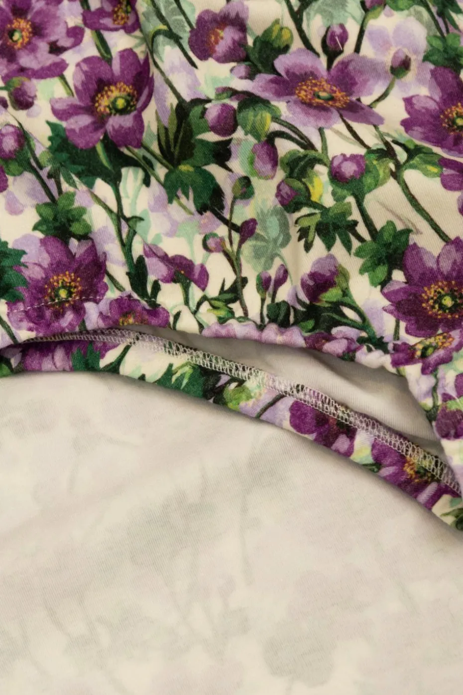 Dolce & Gabbana Kids FIOLETOWY Komplet ze wzorem w kwiaty