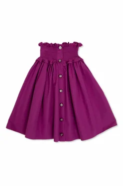 Dolce & Gabbana Kids FIOLETOWY Bawełniana spódnica