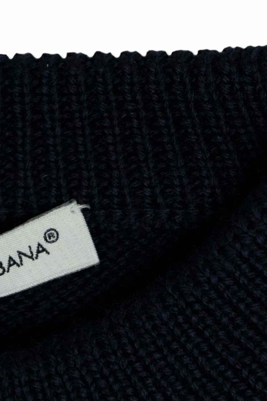 Dolce & Gabbana Kids GRANATOWY Sweter z logo