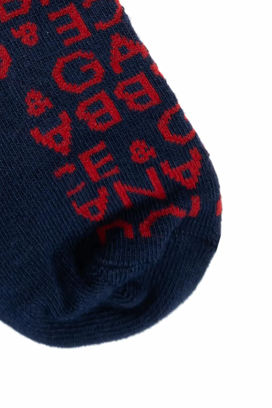 Dolce & Gabbana Kids GRANATOWY Rajstopy z monogramem