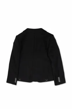 Dolce & Gabbana Kids GRANATOWY Marynarka z naszywką z logo