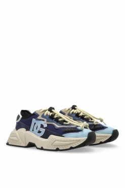 Dolce & Gabbana Kids GRANATOWY Buty sportowe z logo