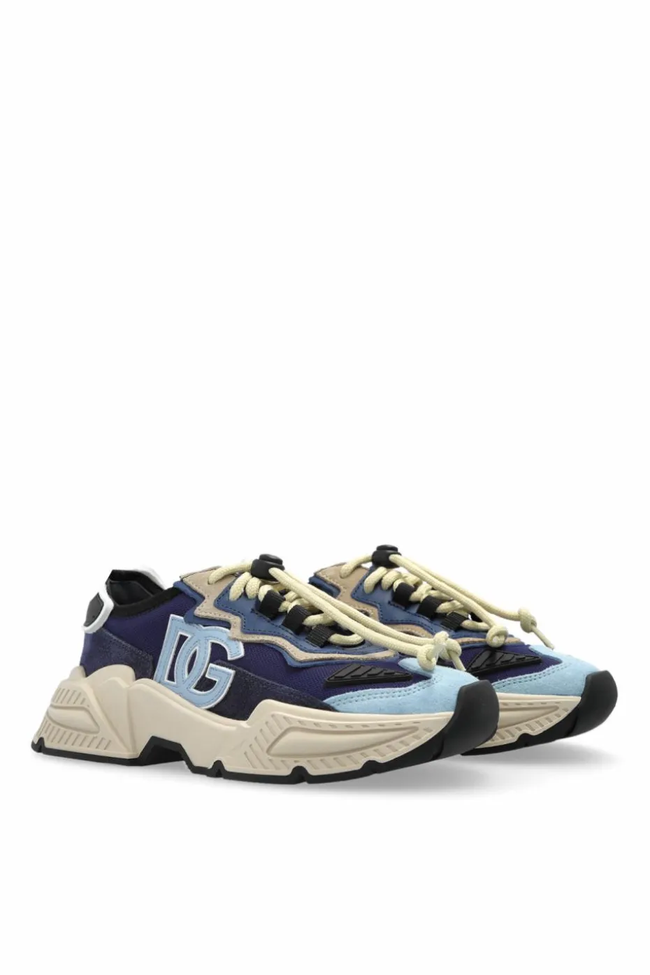 Dolce & Gabbana Kids GRANATOWY Buty sportowe z logo