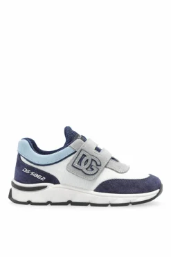 Dolce & Gabbana Kids GRANATOWY Buty sportowe z logo