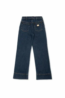 Dolce & Gabbana Kids GRANATOWY Jeansy z logo