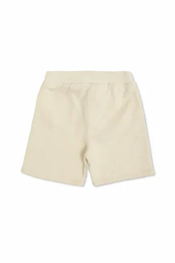 Dolce & Gabbana Kids kremowy Bawełniane szorty z logo