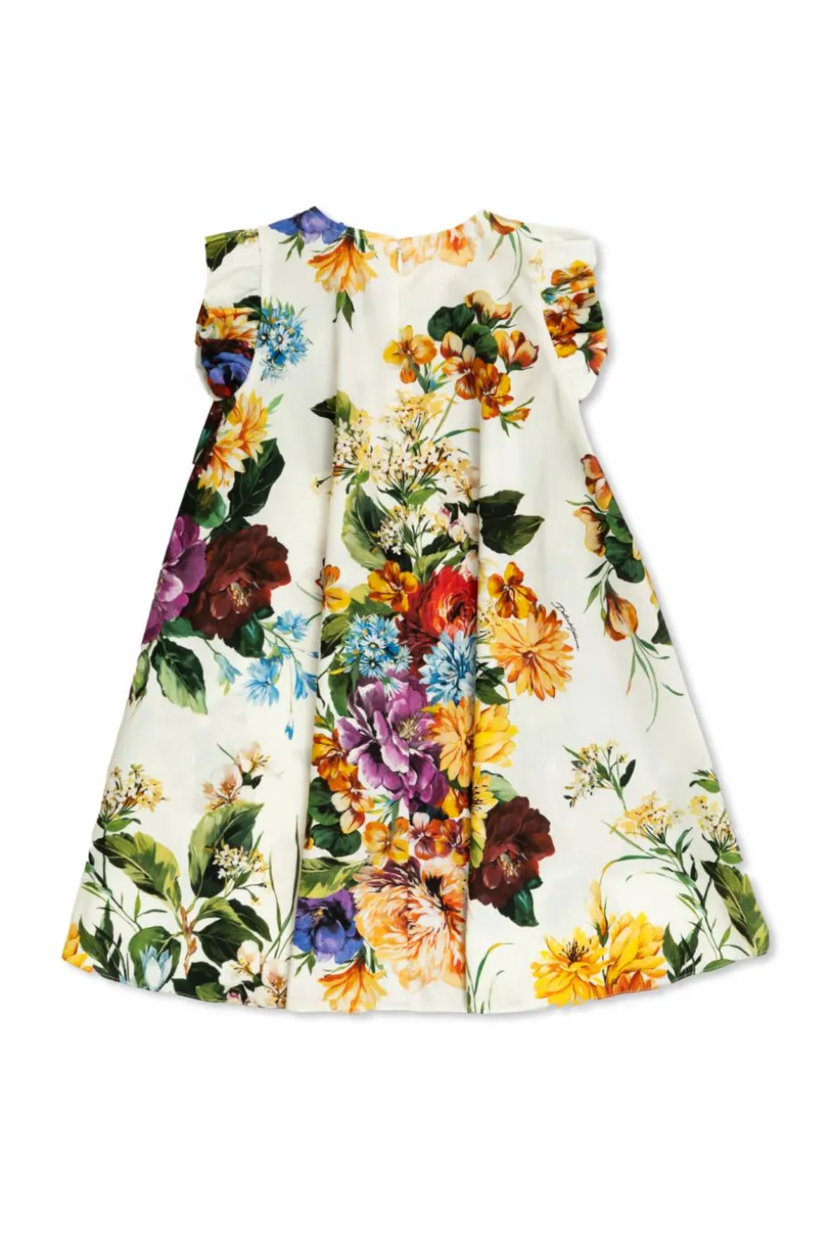 Dolce & Gabbana Kids MULTIKOLOR Sukienka z motywem kwiatowym