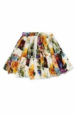 Dolce & Gabbana Kids MULTIKOLOR Spódnica z motywem kwiatowym
