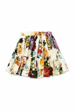 Dolce & Gabbana Kids MULTIKOLOR Spódnica z motywem kwiatowym