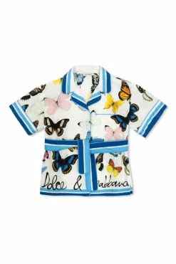 Dolce & Gabbana Kids MULTIKOLOR Koszula z paskiem