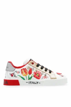 Dolce & Gabbana Kids MULTIKOLOR Buty sportowe z nadrukiem